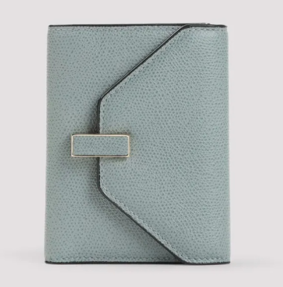 Valextra Folding Wallet Blue