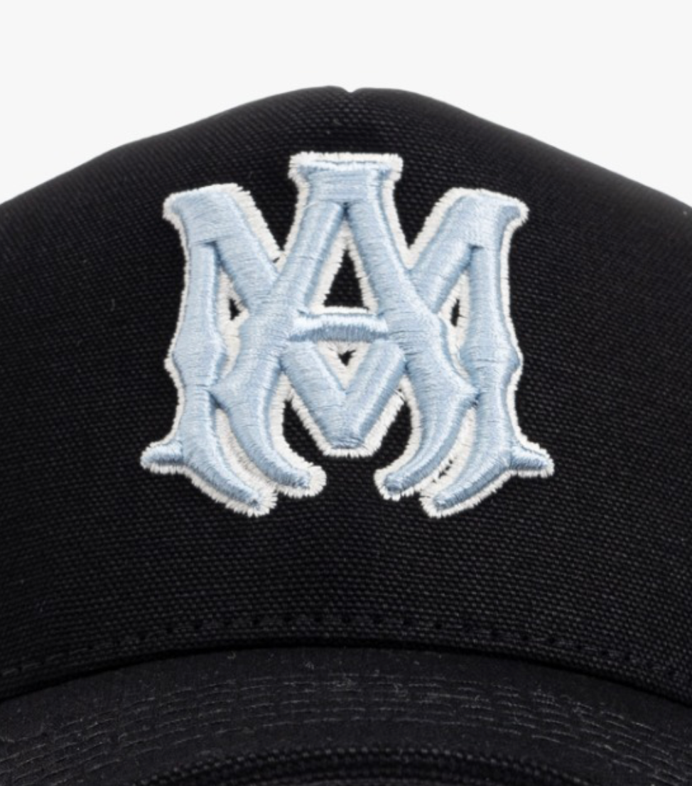 AMIRI MA Embroidered Baseball Canvas Cap