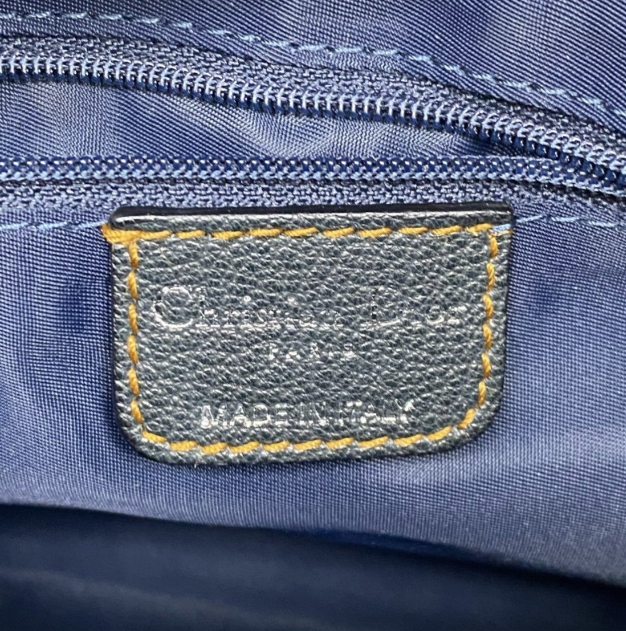 Vintage Rank A CHRISTIAN DIOR Canvas Oblique Bag