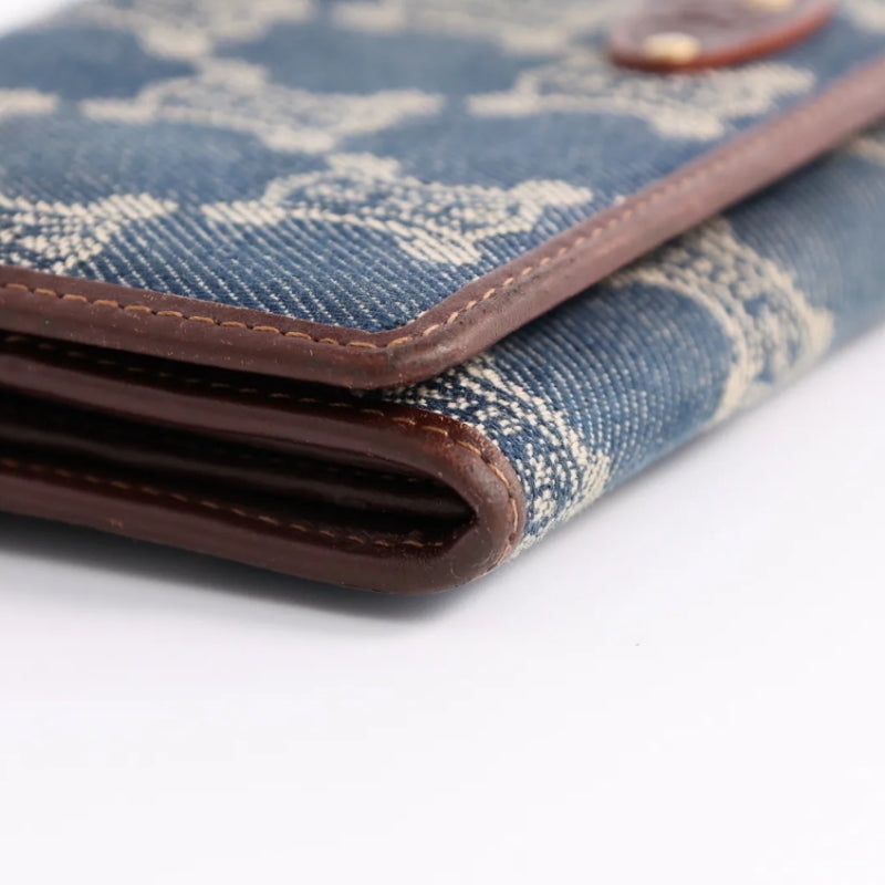 Vintage Rank A DIOR Saddle Long Wallet