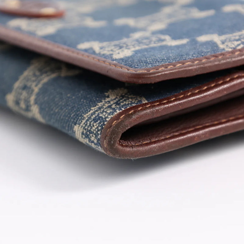 Vintage Rank A DIOR Saddle Long Wallet