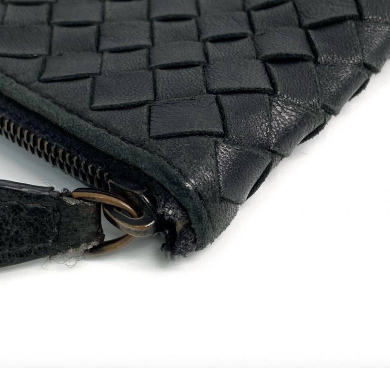 Vintage Rank A BOTTEGA VENETA Black Pouch