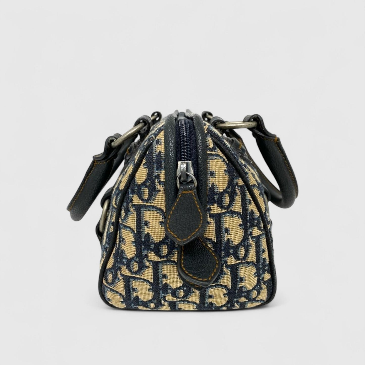 Vintage Rank A CHRISTIAN DIOR Canvas Oblique Bag