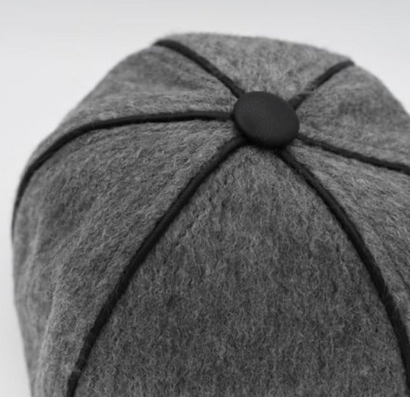 Max Mara Gray Wool Cap