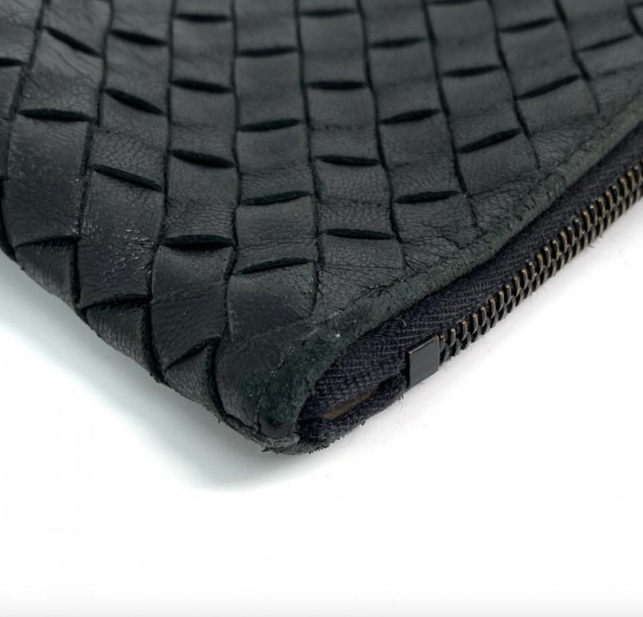 Vintage Rank A BOTTEGA VENETA Black Pouch
