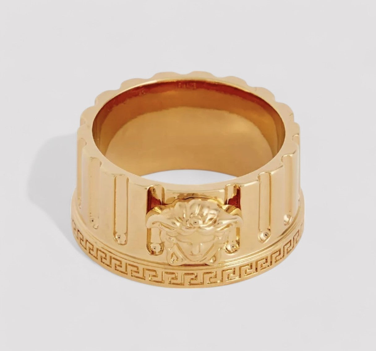 Veresace Medusa Greca Ring