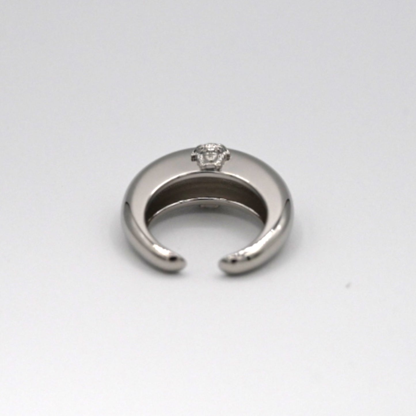Veresace Galaxy Moon Silver Ring