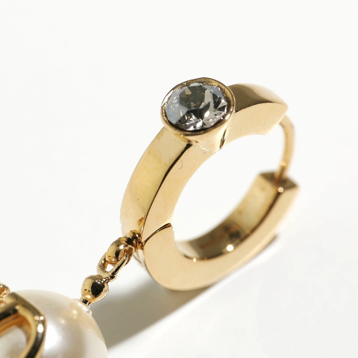 Valentino Garavani Pearl Hoop Drop Earrings