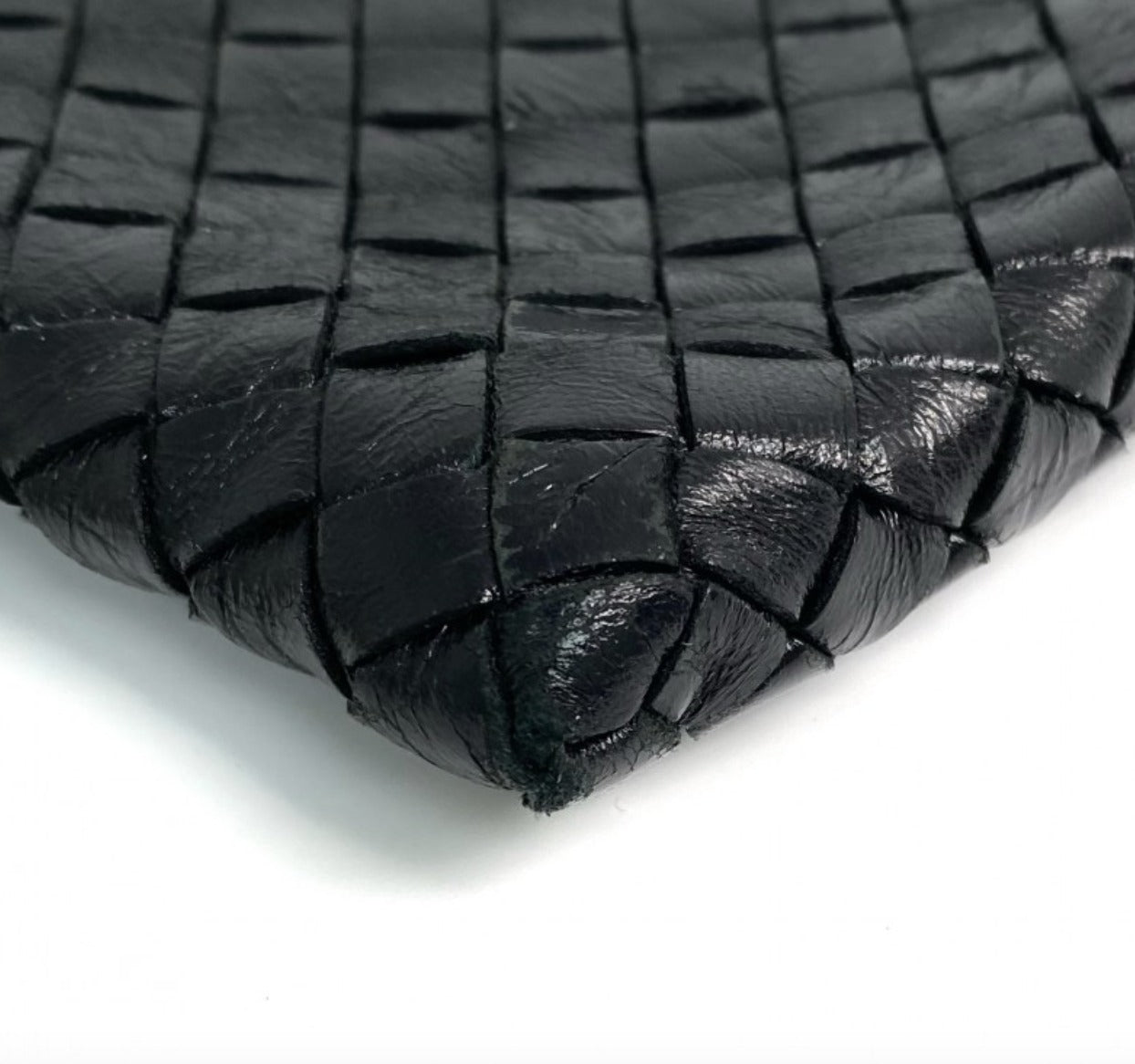 Vintage Rank A BOTTEGA VENETA Black Pouch