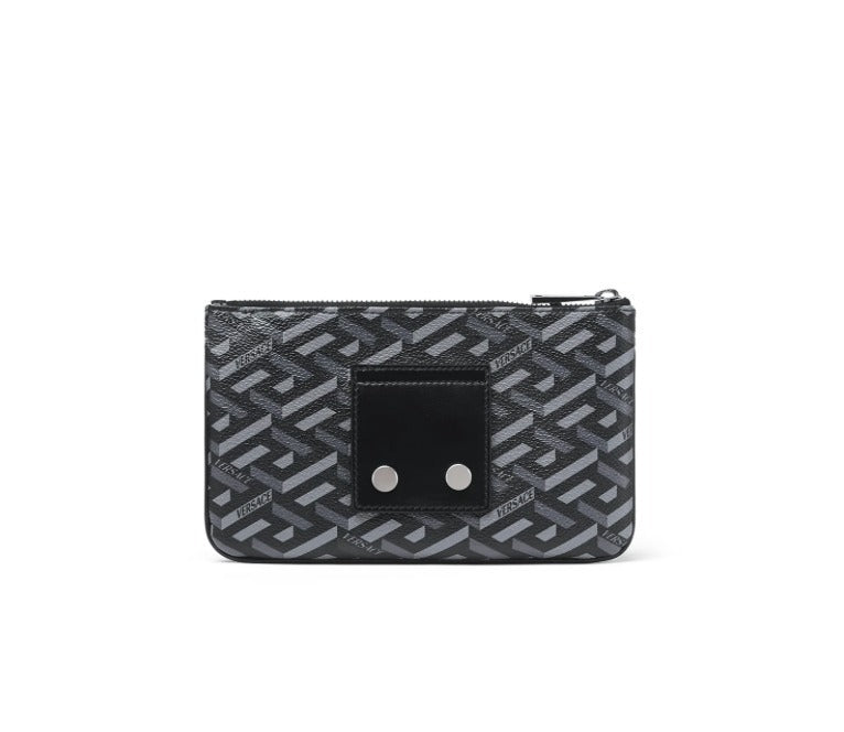 Versace Card Case Wallets Black
