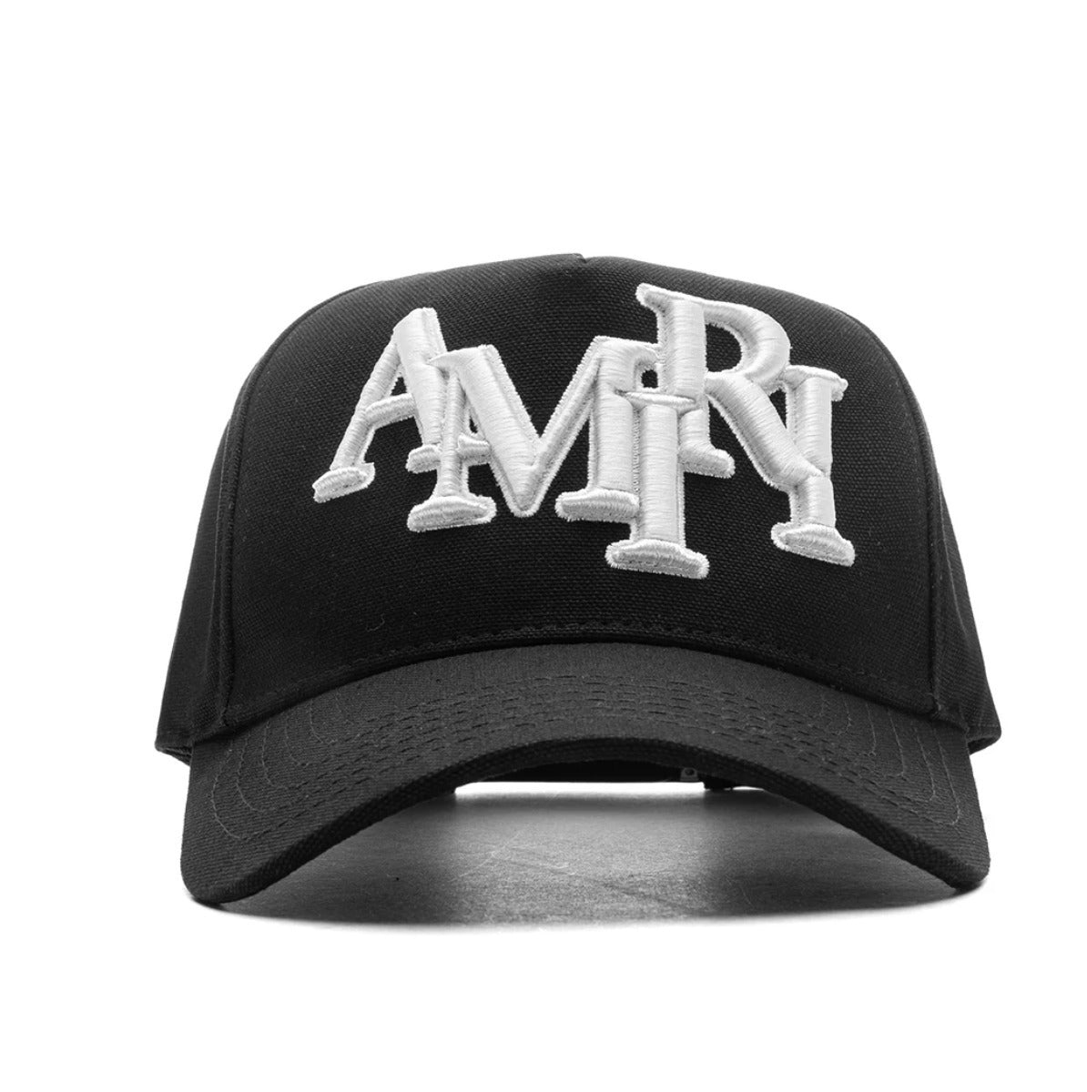 Amiri Black Staggered Canvas Cap