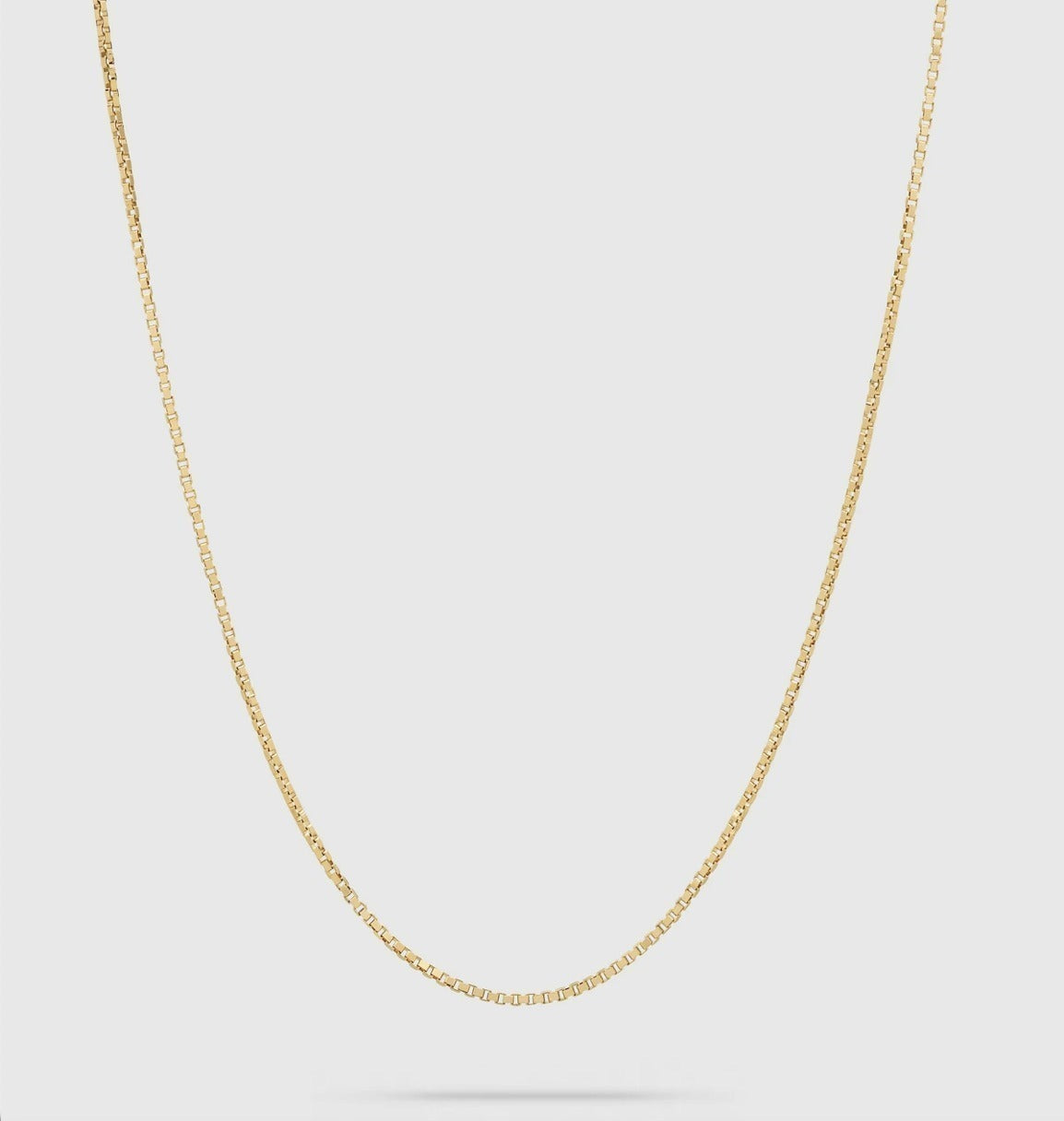 Tom Wood Square Gold-Plated Chain Necklace