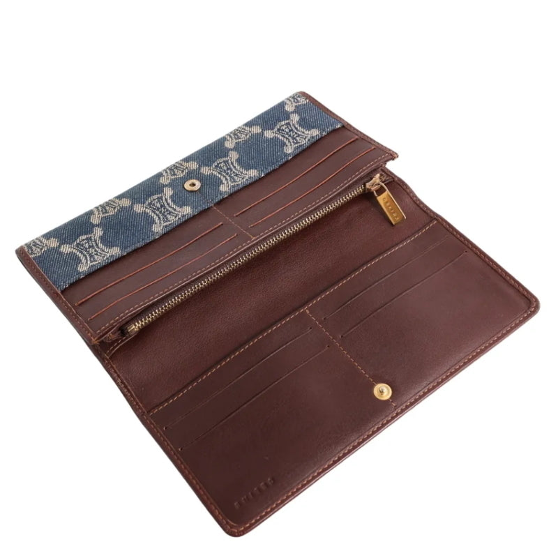 Vintage Rank A DIOR Saddle Long Wallet