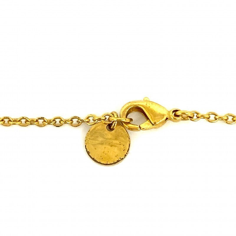 Vintage Rank A DIOR CD Gold Plated Metal Necklace