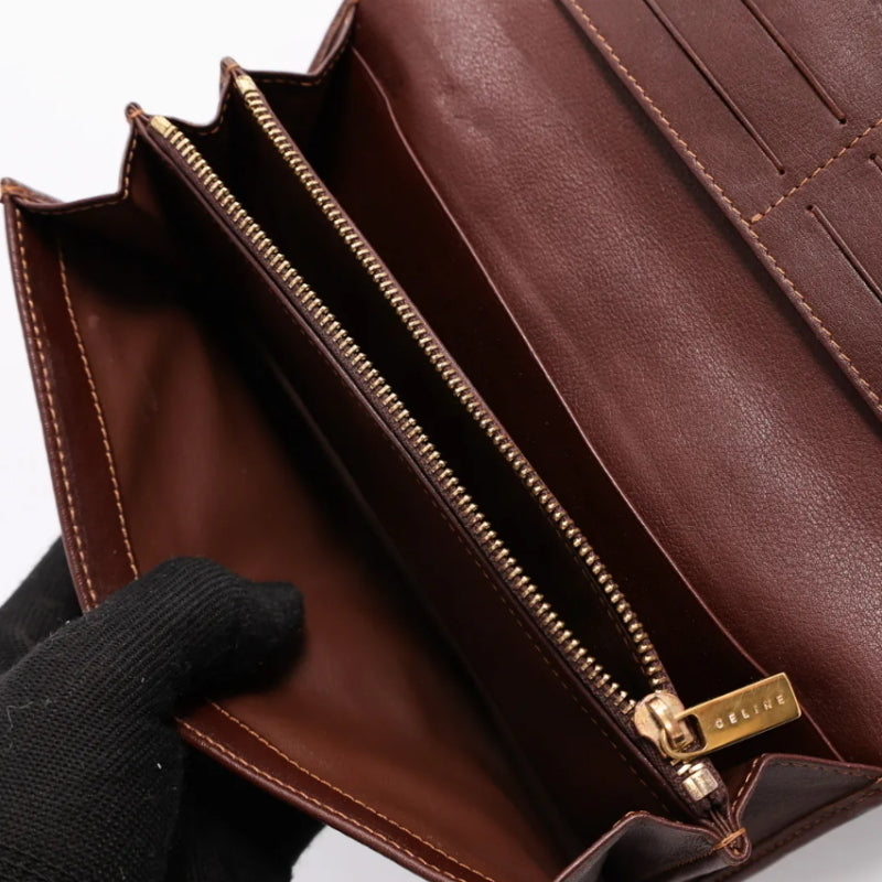 Vintage Rank A DIOR Saddle Long Wallet