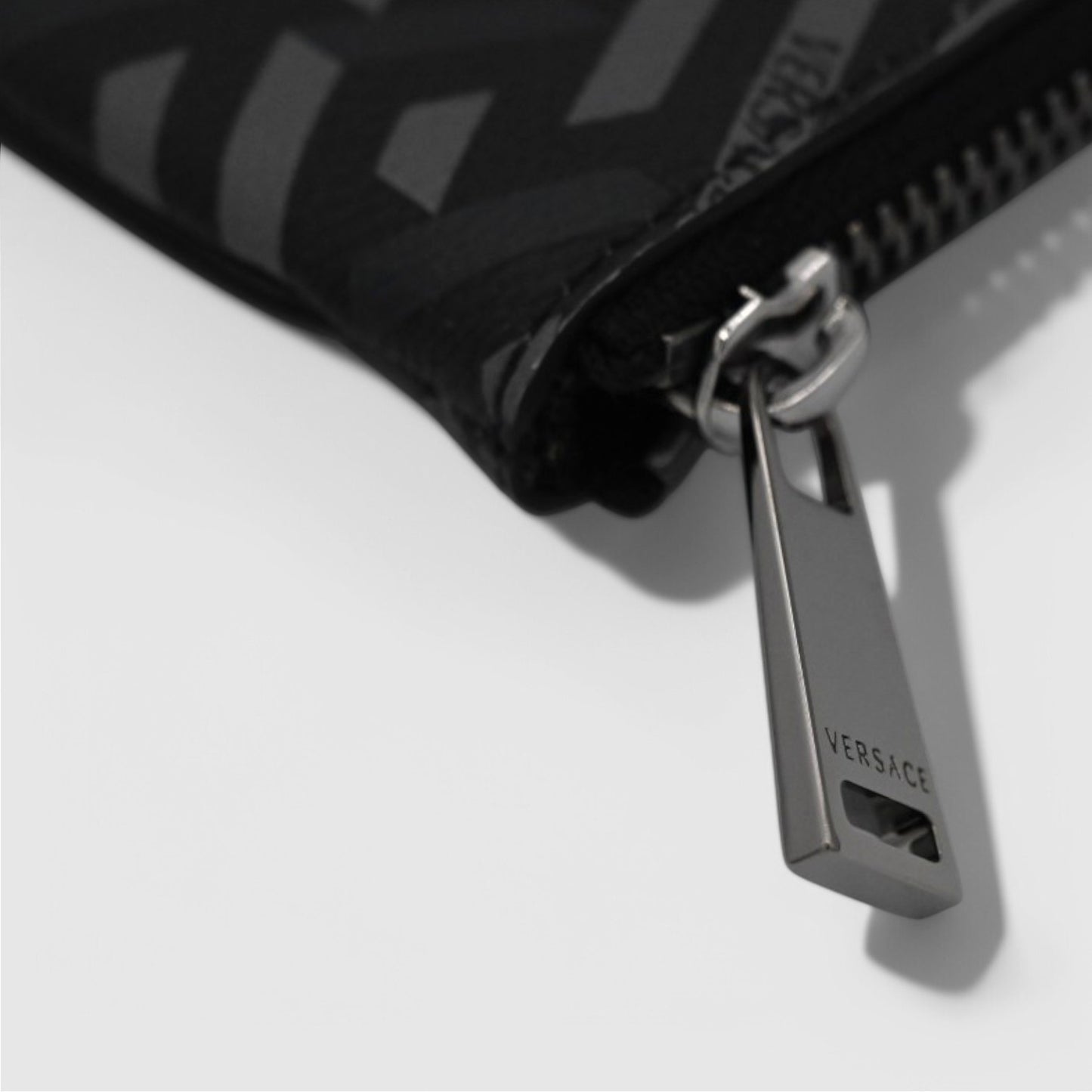 Versace Card Case Wallets Black
