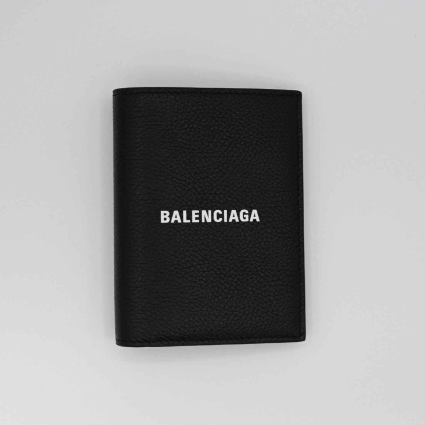 Balenciaga Bifold Wallet Leather Black