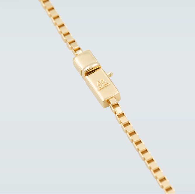 Tom Wood Square Gold-Plated Chain Necklace