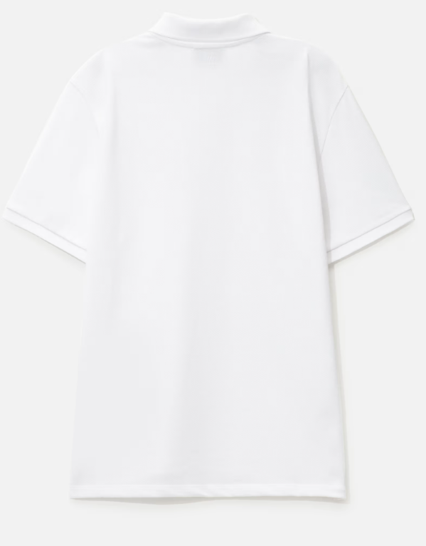 Ami Paris Coeur Polo Shirt White