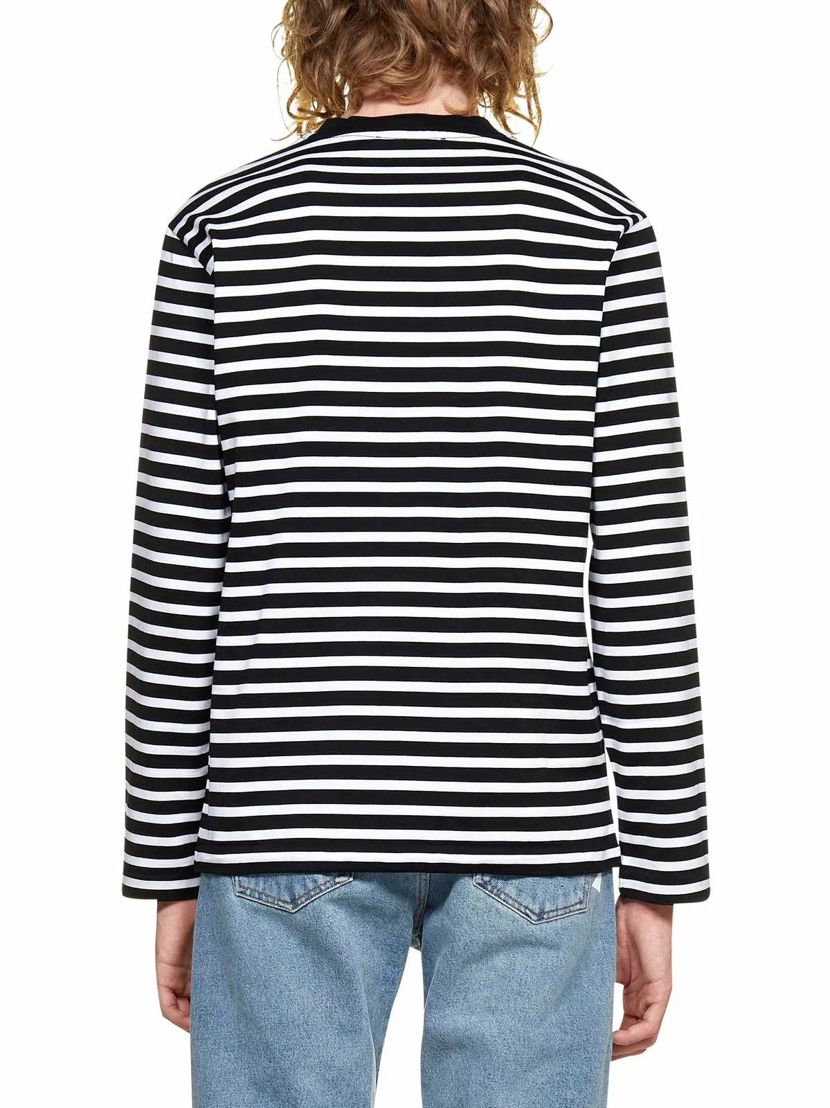 Mison kitsune Striped Fox Patch Classic T-Shirt
