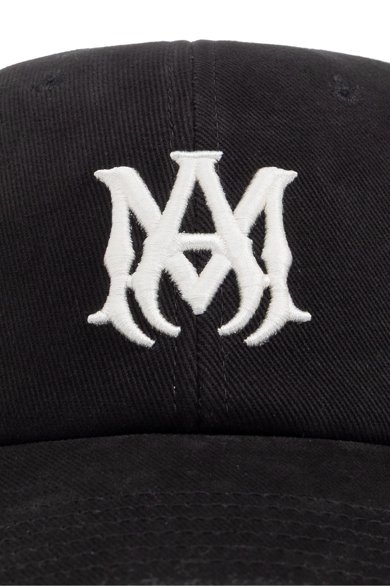 Amiri 'MA' Logo Black Baseball Cap