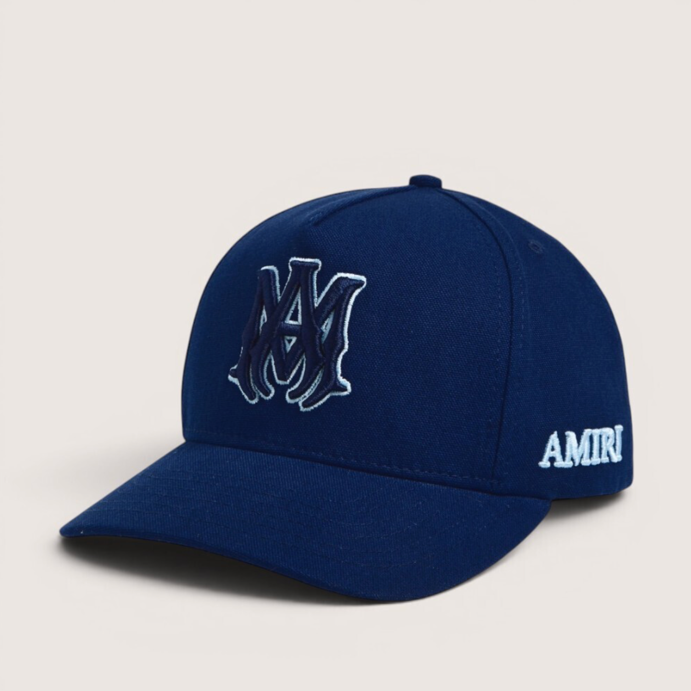AMIRI-Navy-MA-Outline-Canvas-Cap-02