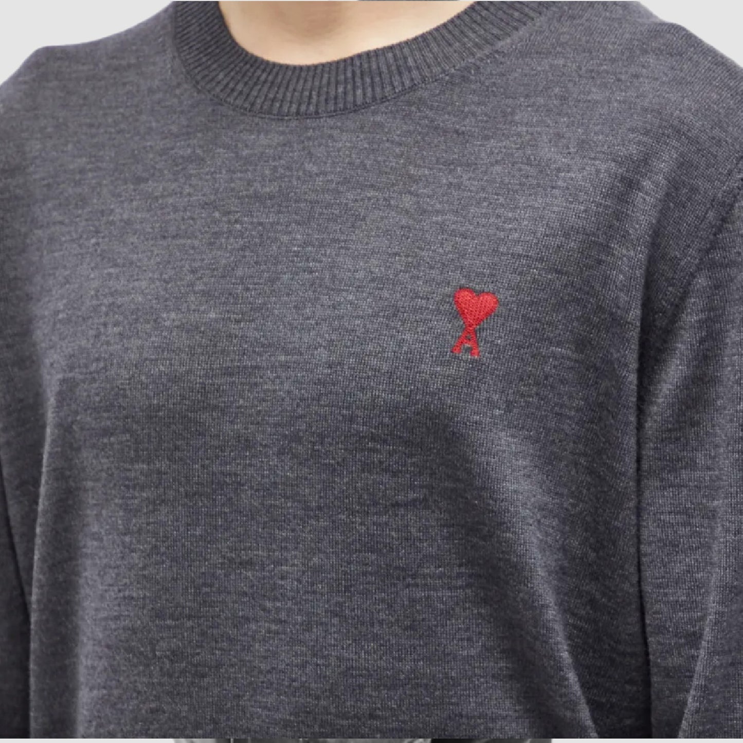 Ami Paris Ami de Coeur Crew Neck Sweater