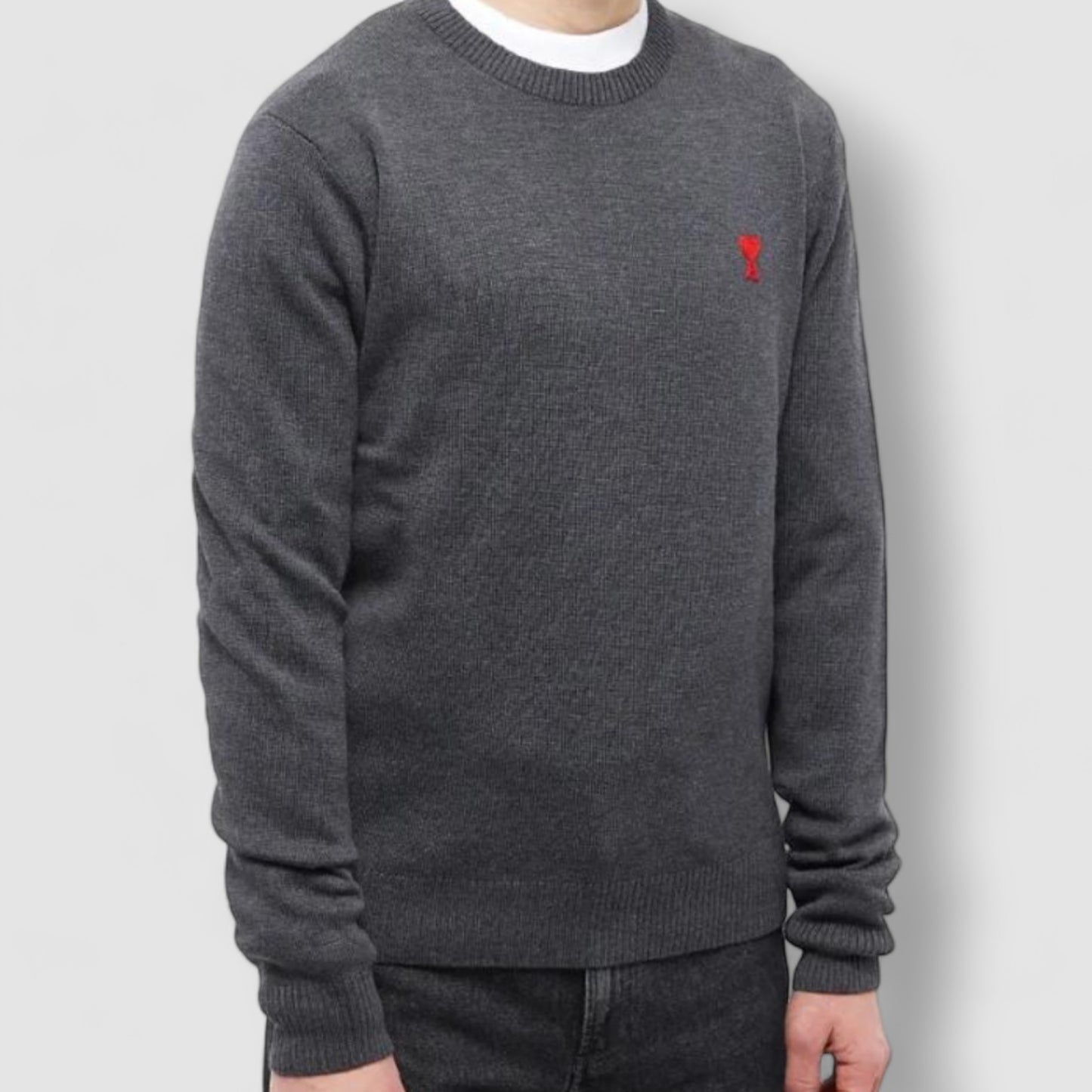 Ami Paris Ami de Coeur Crew Neck Sweater