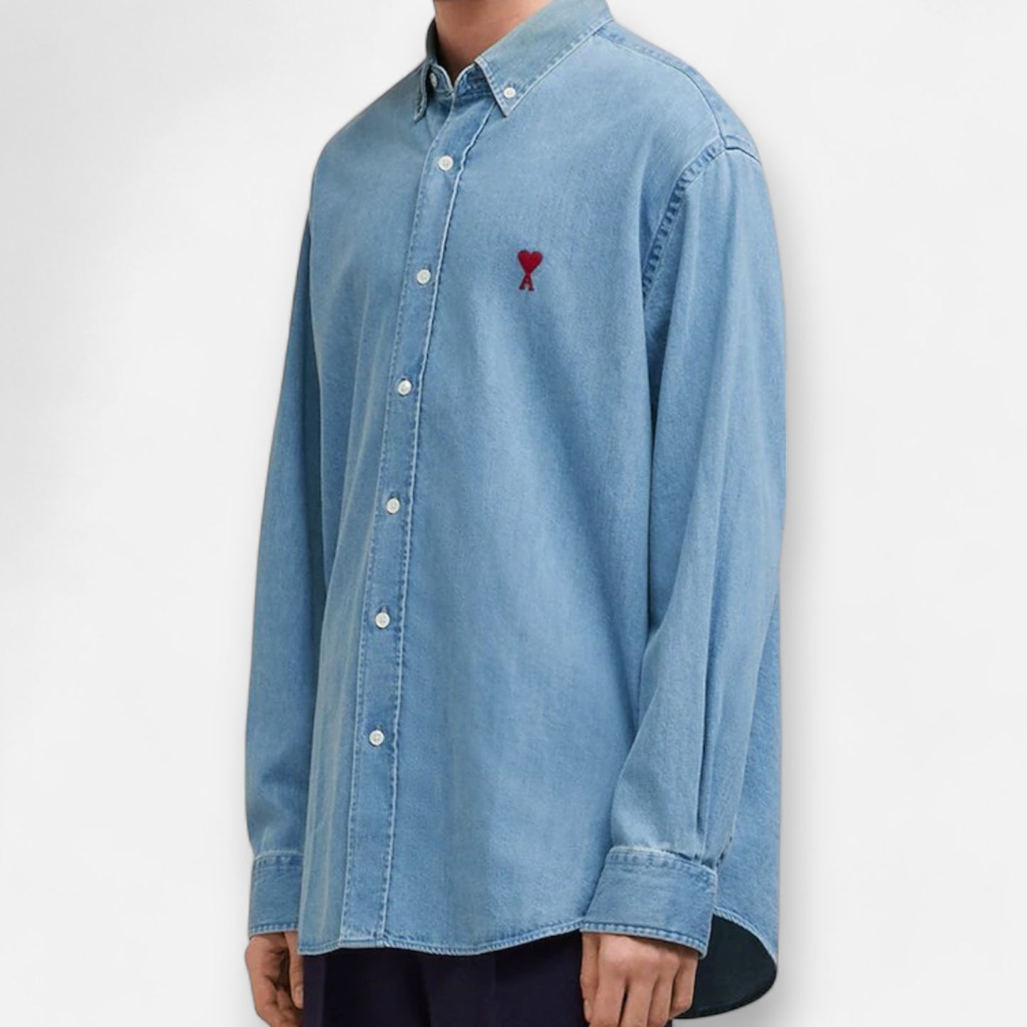 Ami Paris Ami de Cœur Denim Shirt