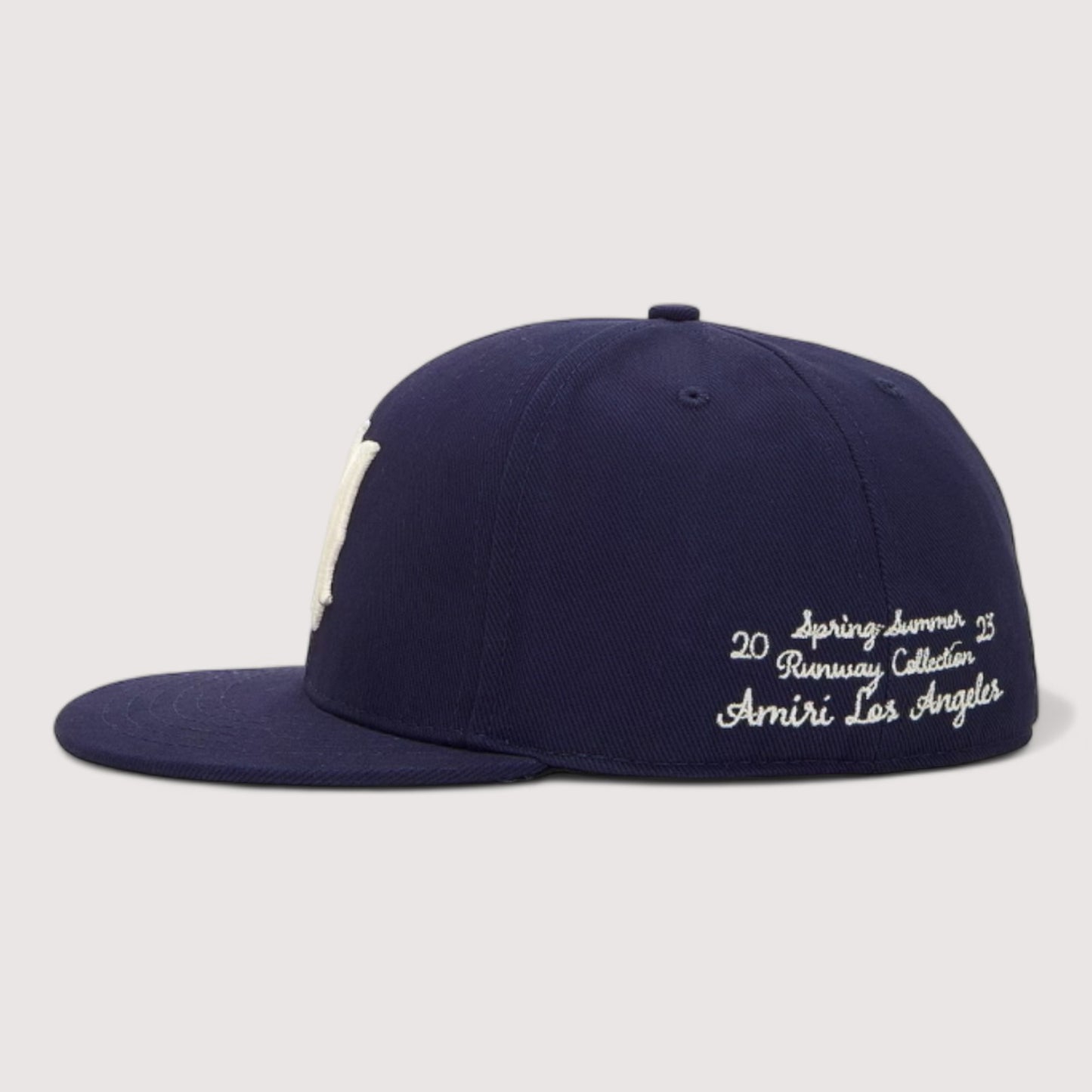 Amiri Indigo 'M.A.' Fitted Cap