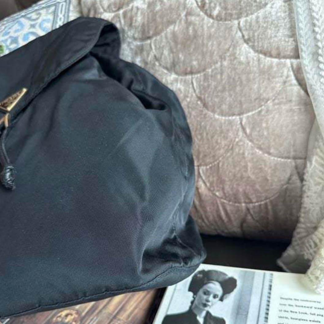 Prada-Gold-Chain-Nylon-Leather-Backpack-07