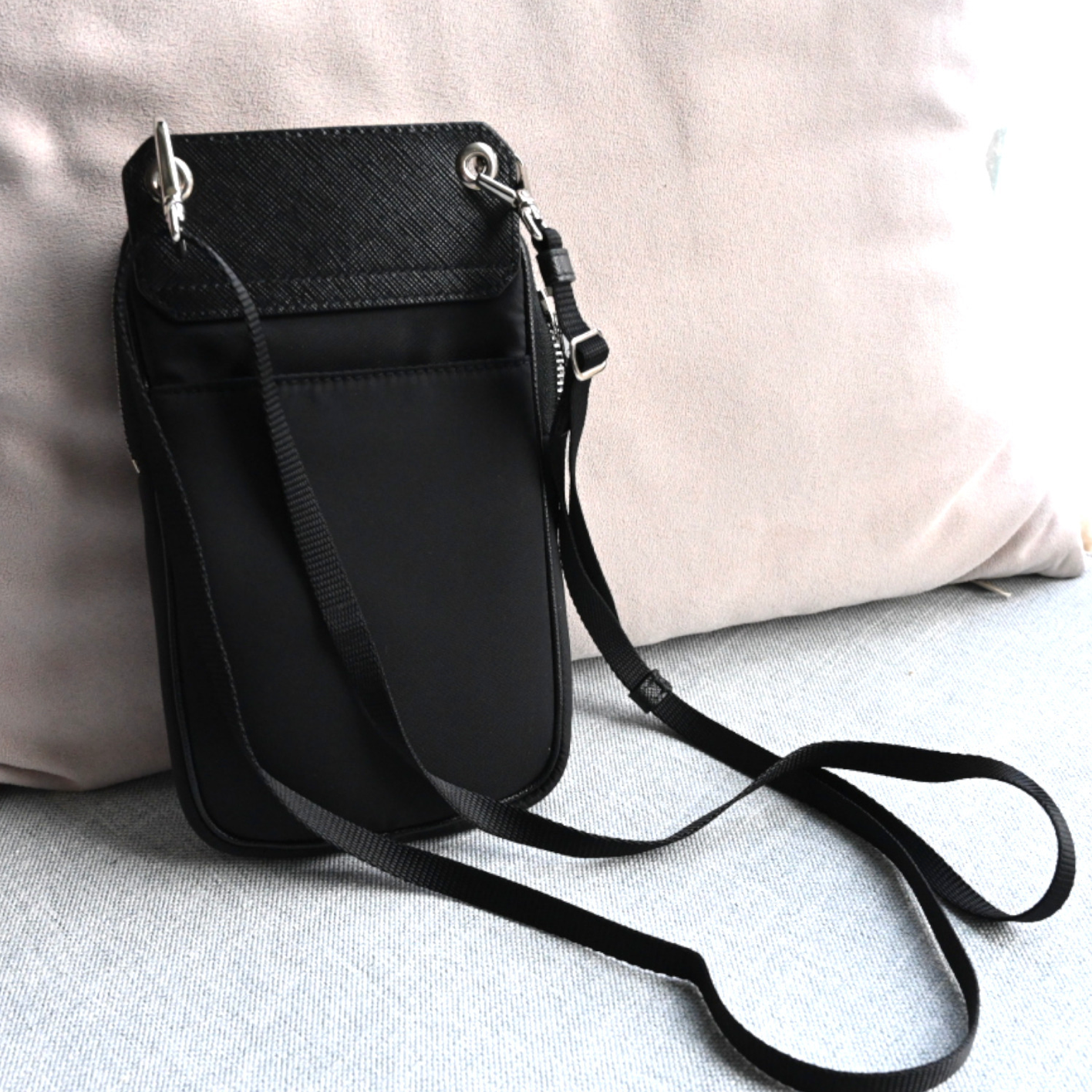 Prada Nylon Crossbody Phone Case  Pre-owned【Rank A】