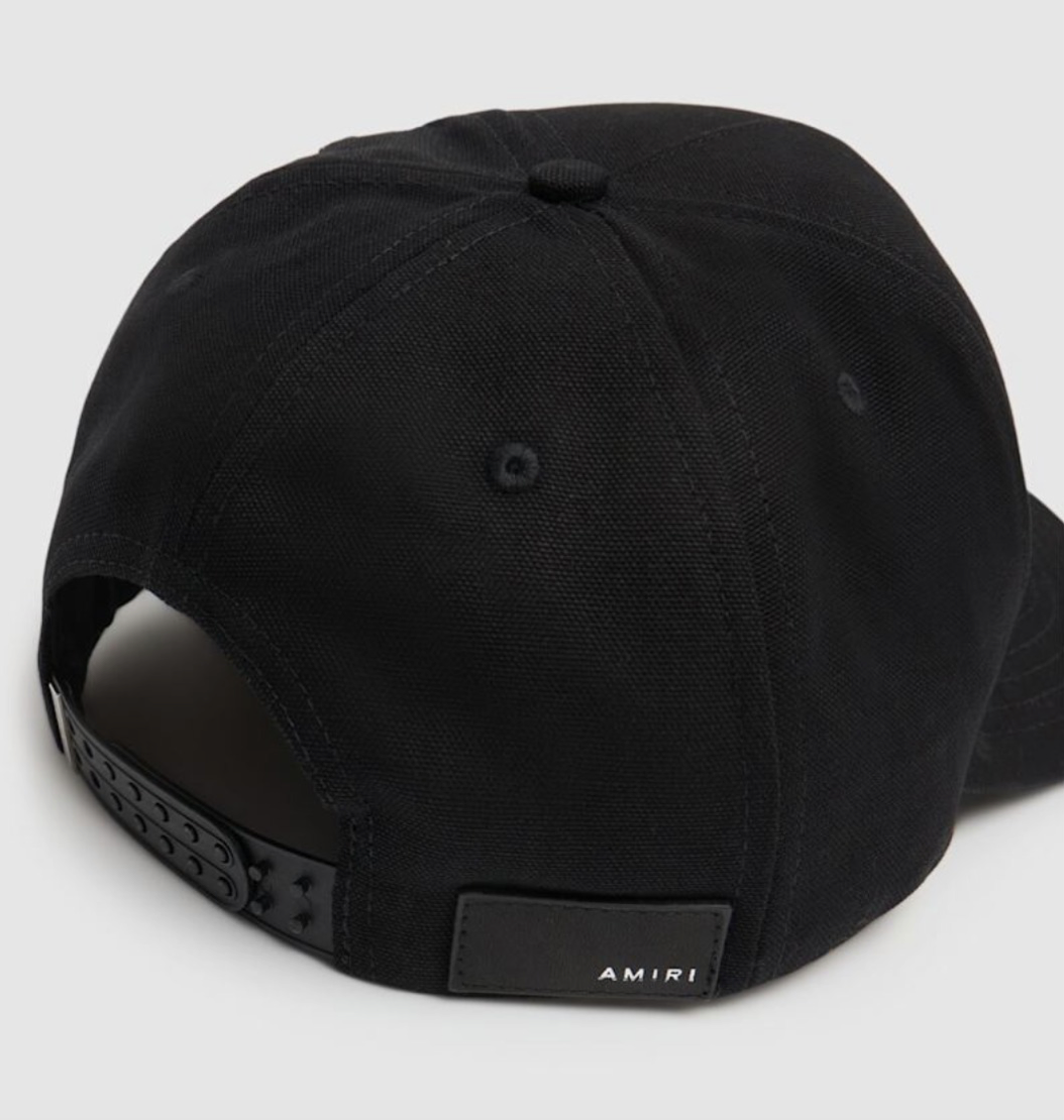 AMIRI MA Embroidered Baseball Canvas Cap　