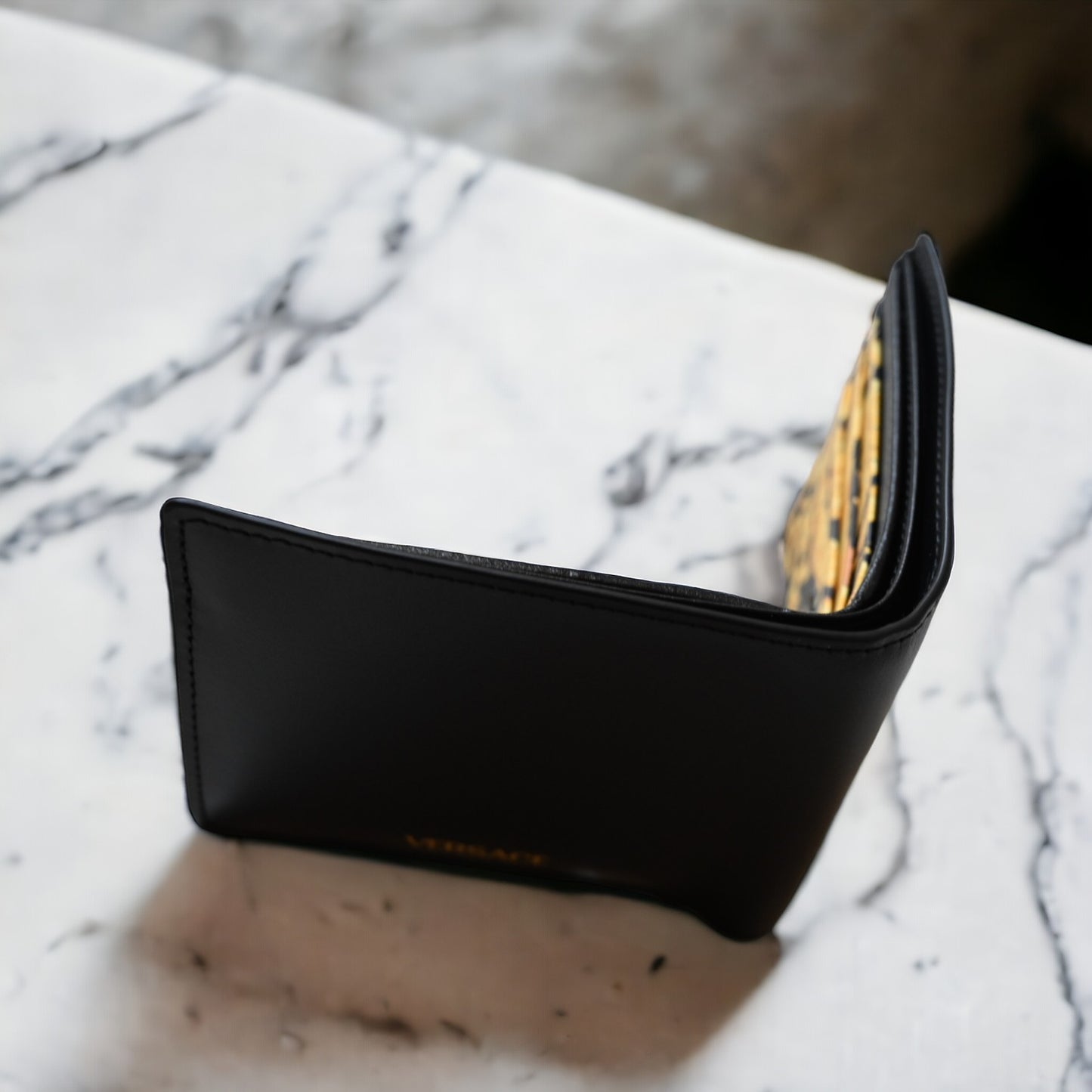 Versace Medusa Bi-fold Wallet with Coin Pouch