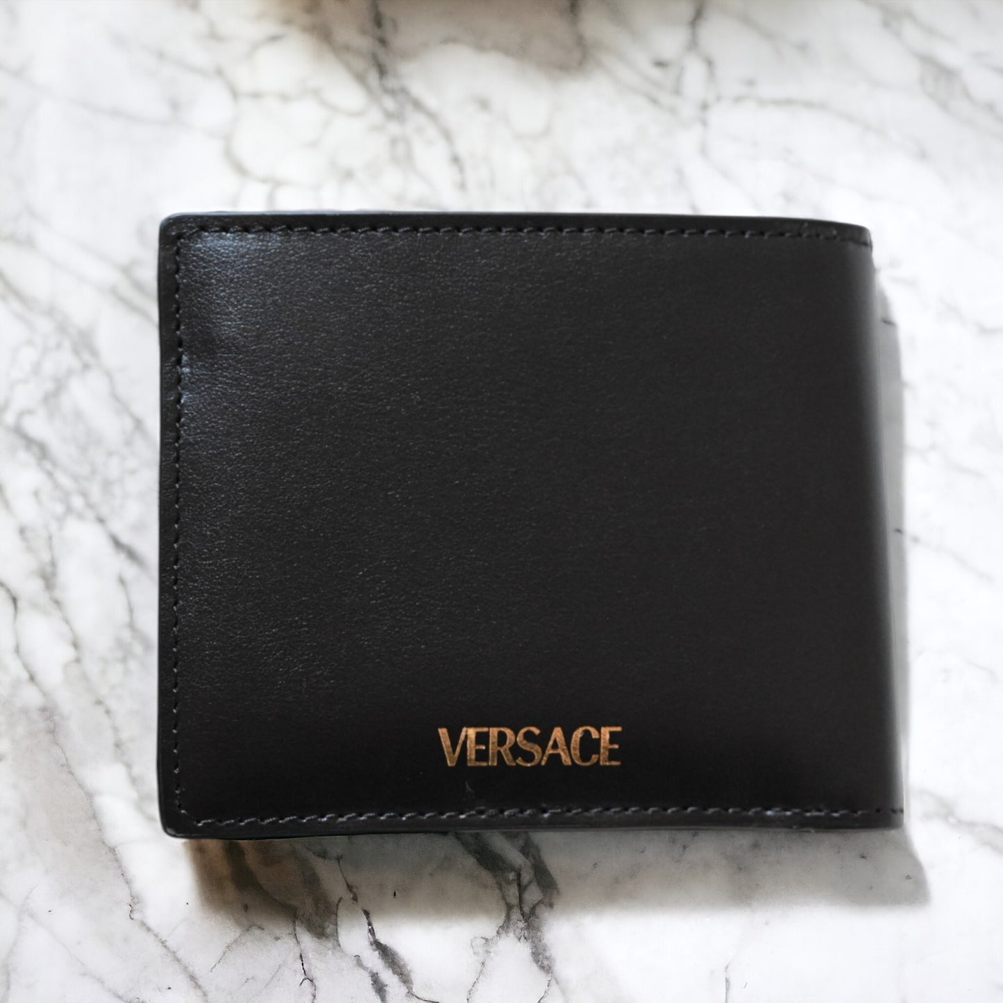 Versace Medusa Bi-fold Wallet with Coin Pouch