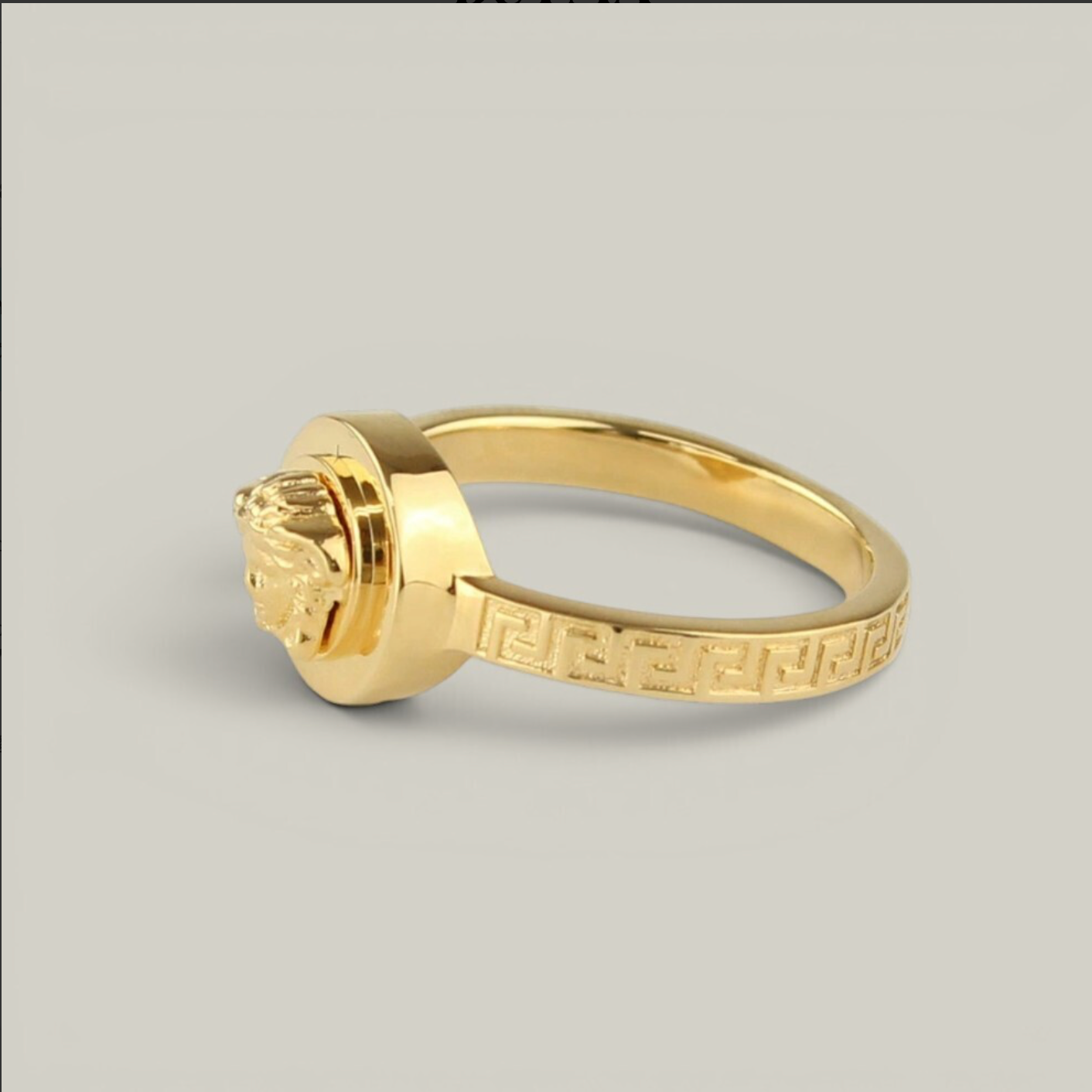 Versace Medusa Greca Ring