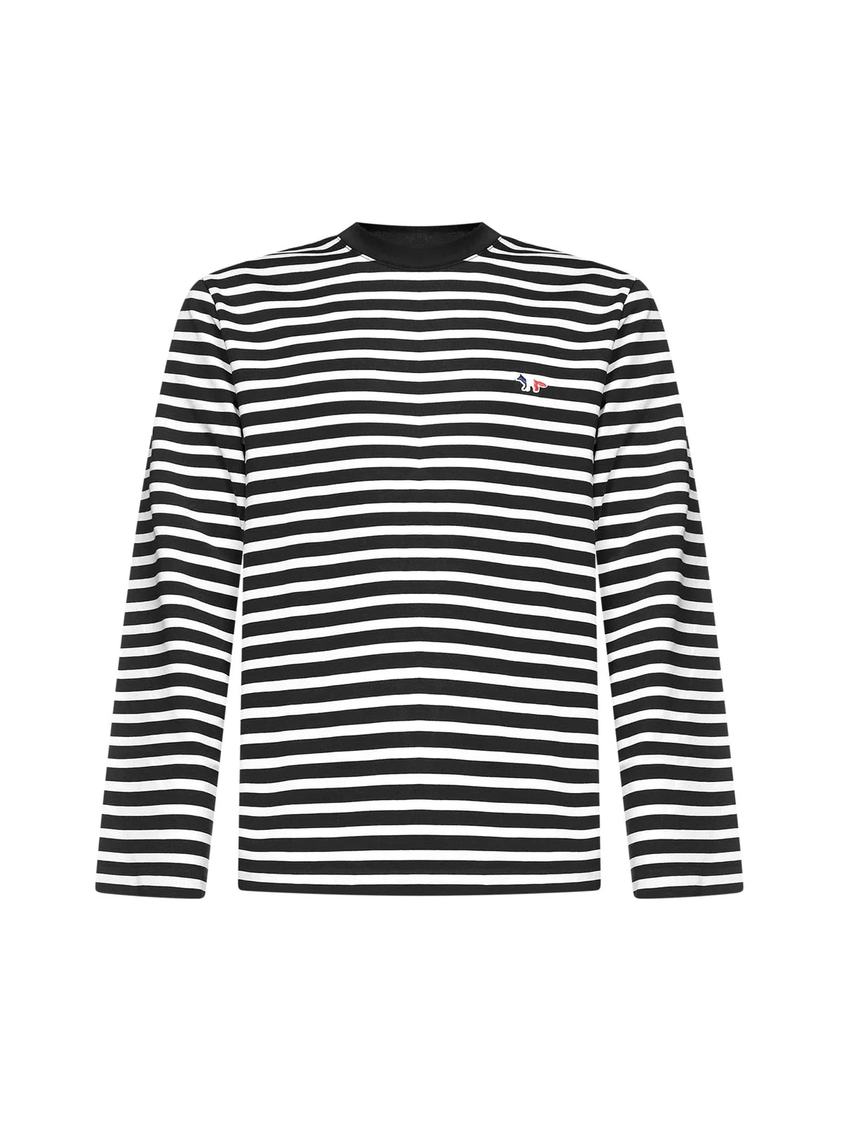 Mison kitsune Striped Fox Patch Classic T-Shirt