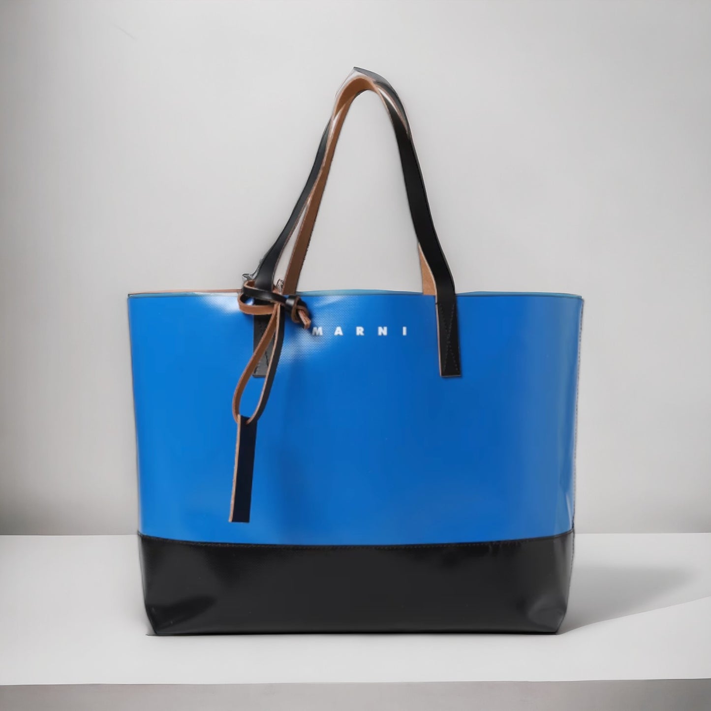 Marni Tribeca Logo Printed Tote Bag