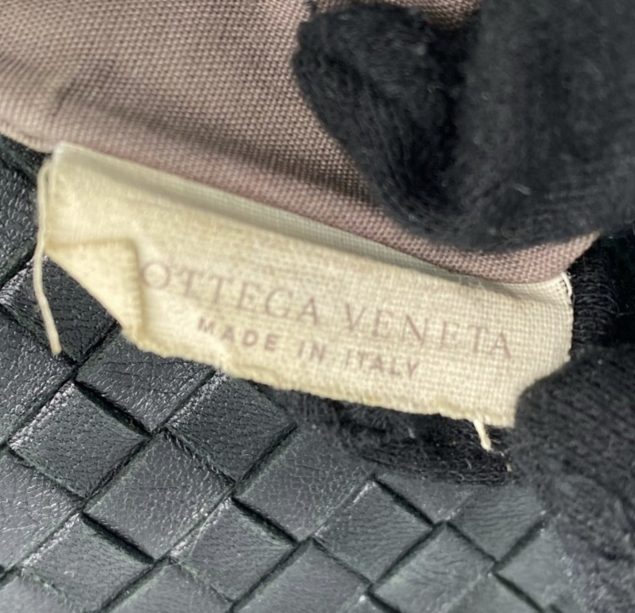 Vintage Rank A BOTTEGA VENETA Black Pouch