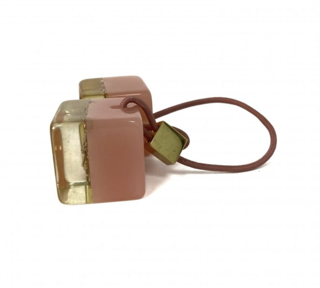 Vintage Rank A LOUIS VUITTON Pink Resin Hair elastic