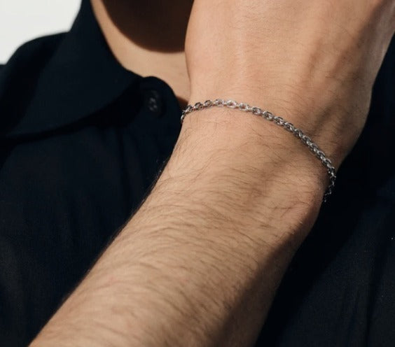 Tom Wood Anker Silver Bracelet