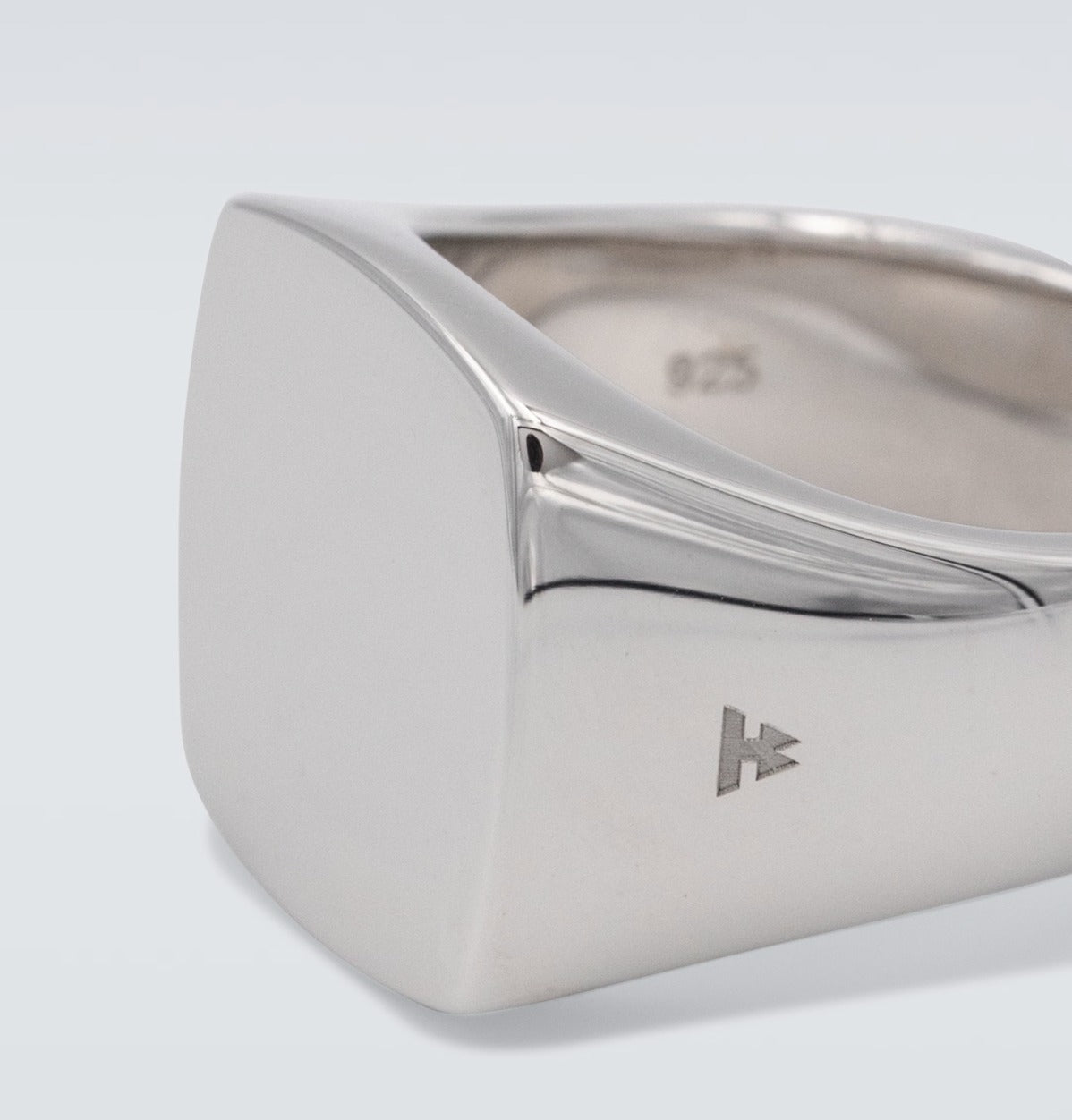 Tom Wood Cushion Polished Silver Ring