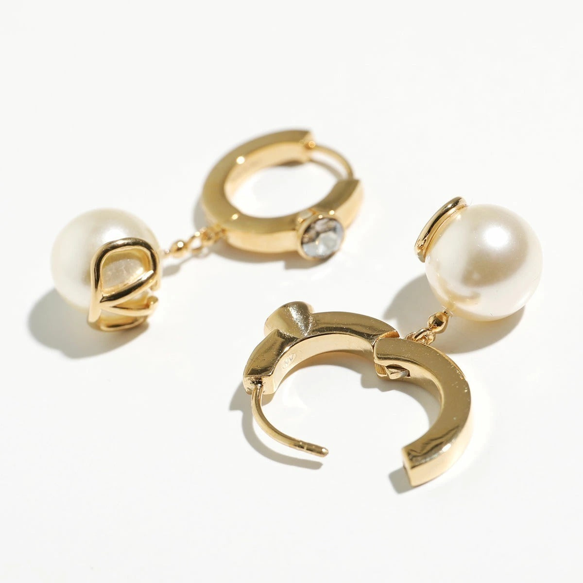 Valentino Garavani Pearl Hoop Drop Earrings