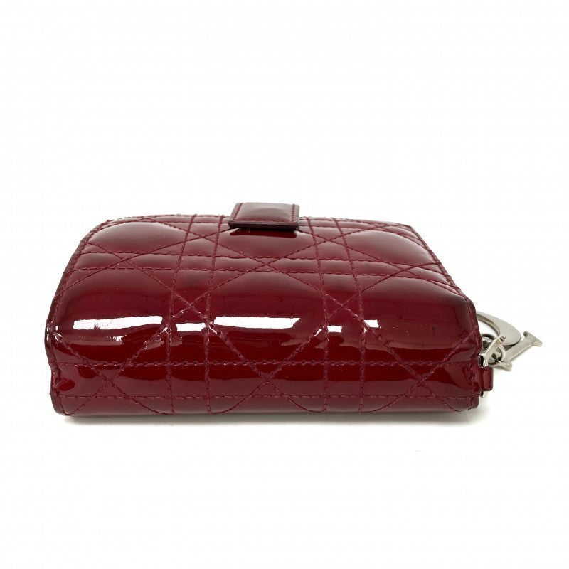 Vintage Rank AB DIOR Red Patent Lady Wallet