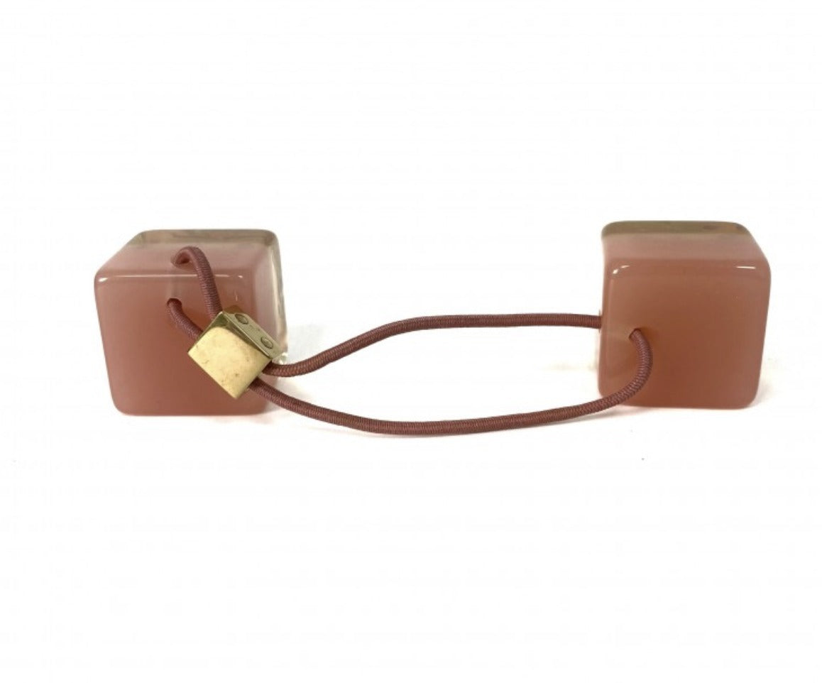 Vintage Rank A LOUIS VUITTON Pink Resin Hair elastic