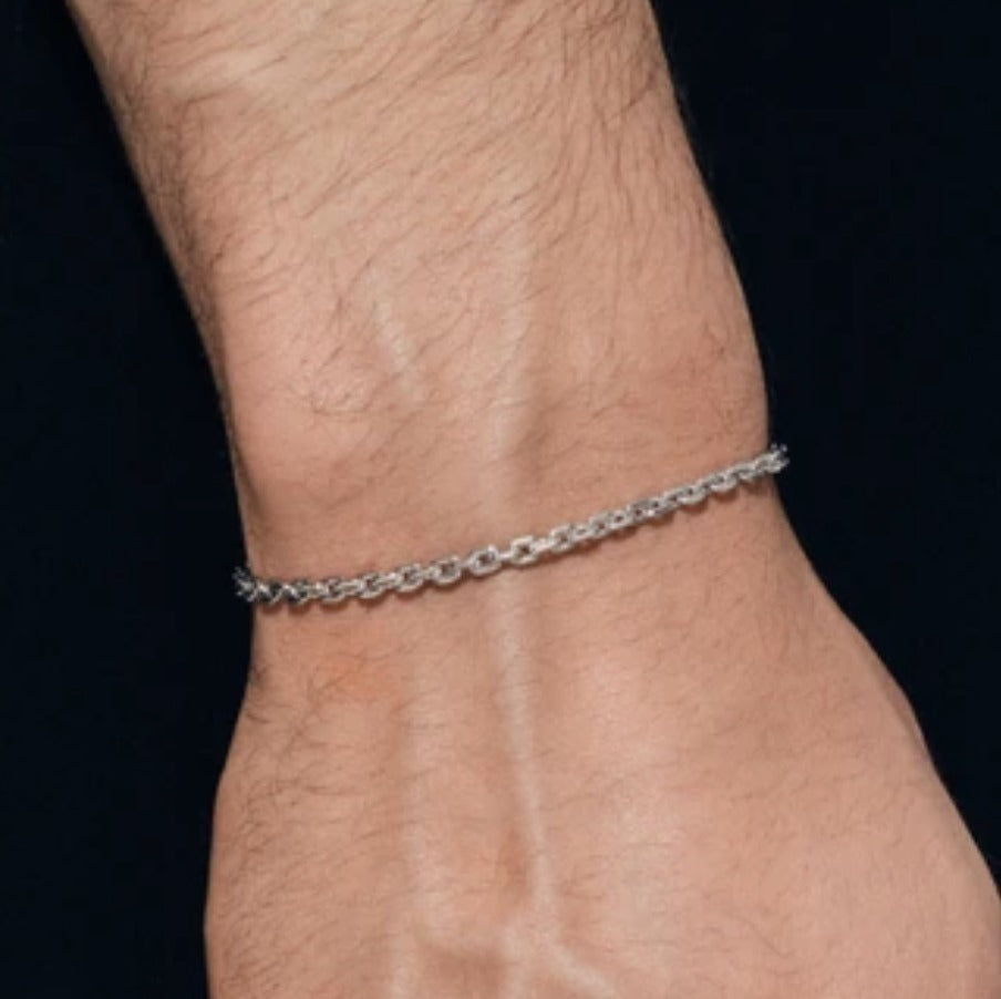 Tom Wood Anker Silver Bracelet