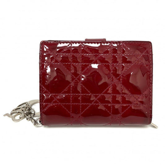 Vintage Rank AB DIOR Red Patent Lady Wallet