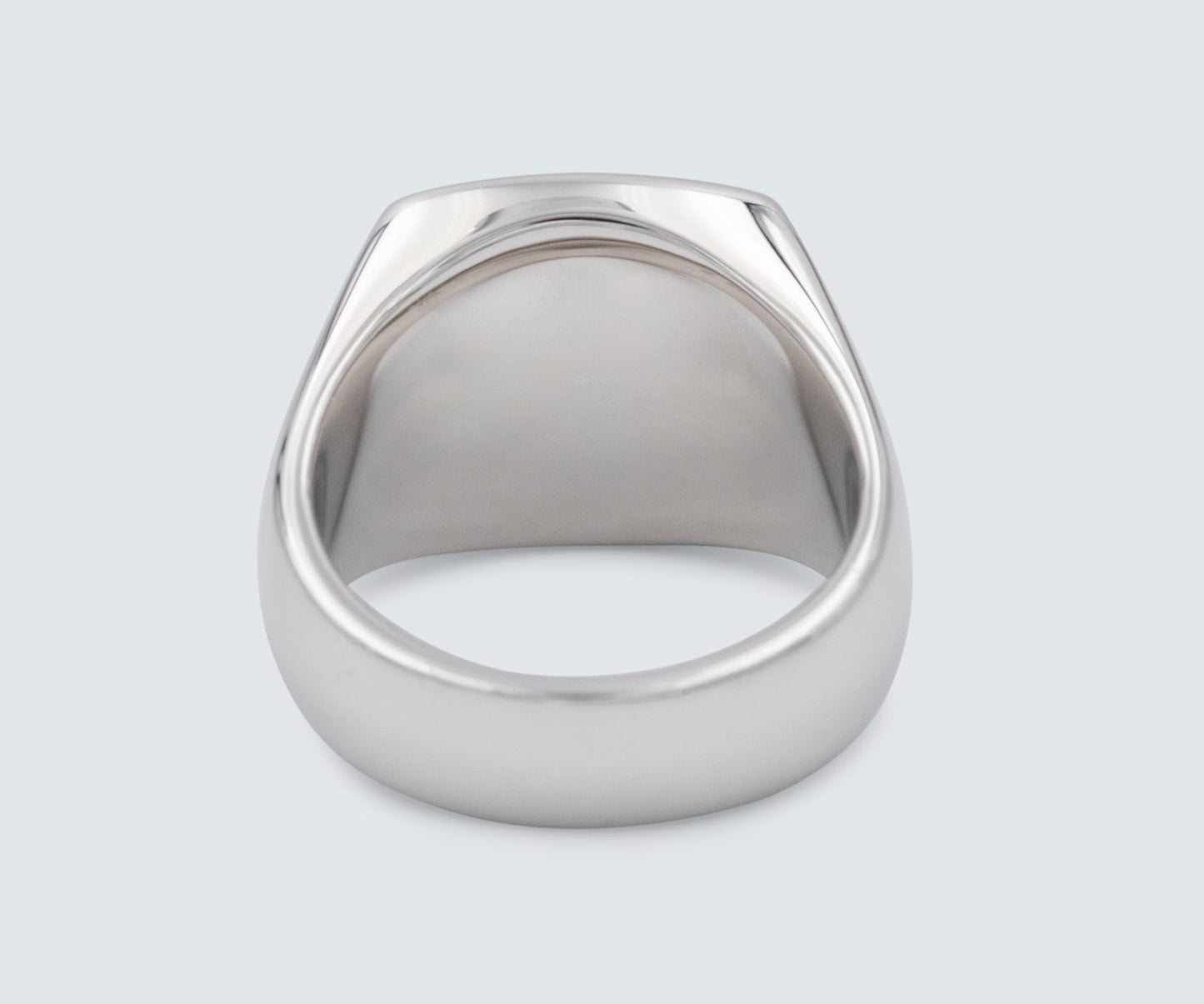 Tom Wood Cushion Polished Silver Ring