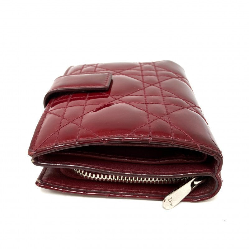 Vintage Rank AB DIOR Red Patent Lady Wallet