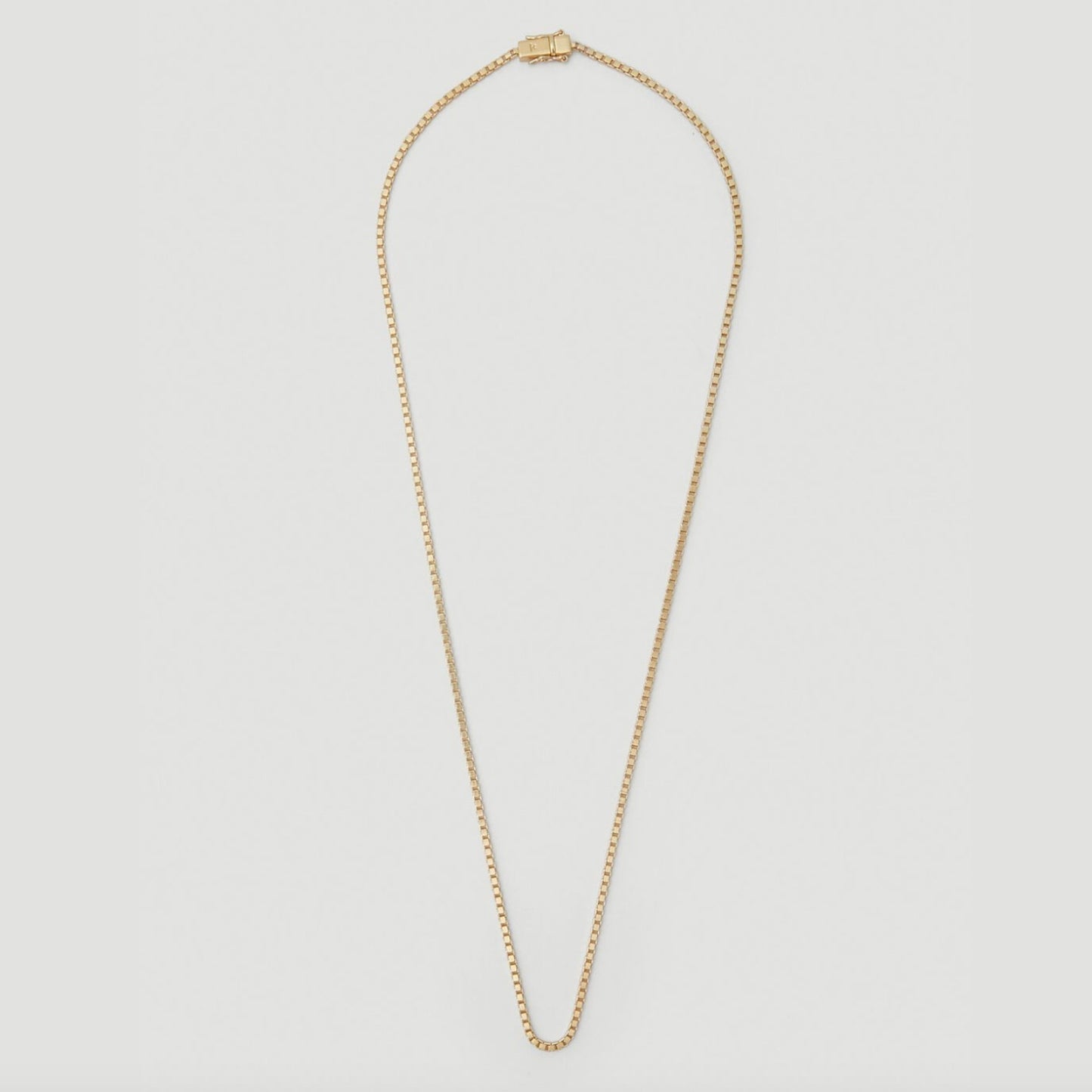 Tom Wood Square Gold-Plated Chain Necklace